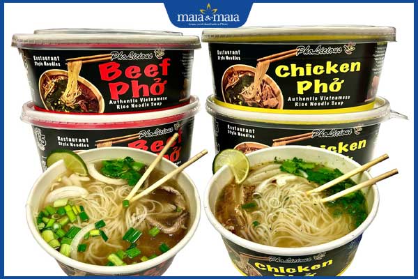 Ăn phở gói có nổi mụn không? Nên ăn gì để sớm hết mụn? 2 phở gói