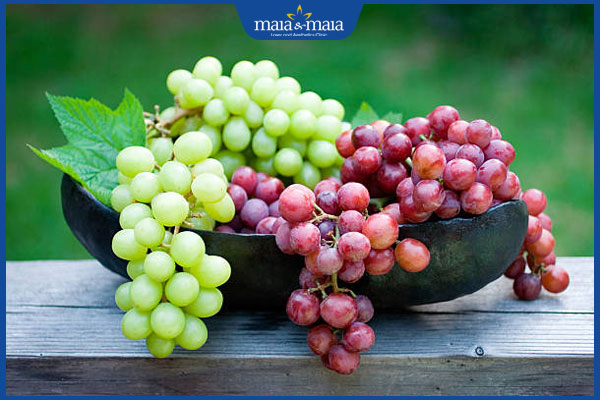 Ăn nho có nổi mụn không? Gợi ý thực phẩm có lợi cho làn da 2 ăn nho