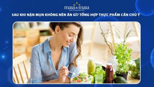 sau khi nặn mụn không nên ăn gì