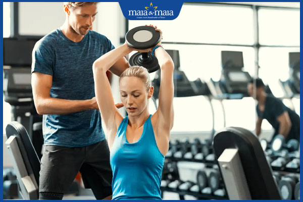 Tập gym có nổi mụn không? Cách để ngăn ngừa mụn hiệu quả 2 tập gym