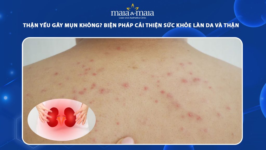 Thận yếu gây mụn hay không? Làm sao để cải thiện làn da mụn? 1 thận yếu gây mụn