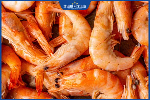 Tẩy nốt ruồi ăn tôm có sao không? Top thực phẩm cần kiêng 2 tôm luộc