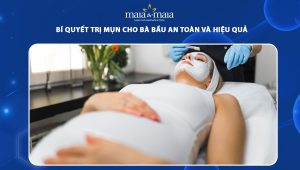 trị mụn cho bà bầu