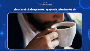 Uống cà phê có nổi mụn không