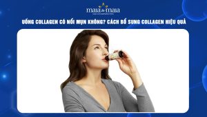 uống collagen có nổi mụn không