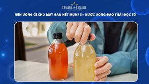 uống gì cho mát gan hết mụn
