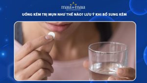 uống kẽm trị mụn