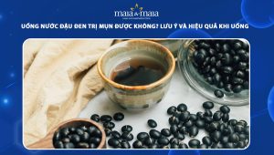 uống nước đậu đen trị mụn