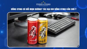 Uống sting có nổi mụn không