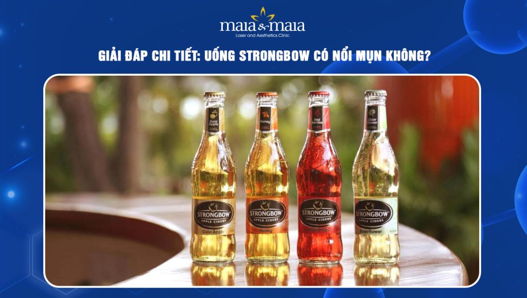 uống strongbow có nổi mụn không
