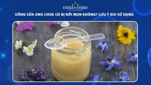 uống sữa ong chúa có bị nổi mụn không