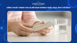 uống thuốc tránh thai bị nổi mụn không