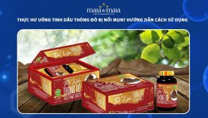 uống tinh dầu thông đỏ bị nổi mụn