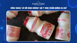 uống yakult có nổi mụn không