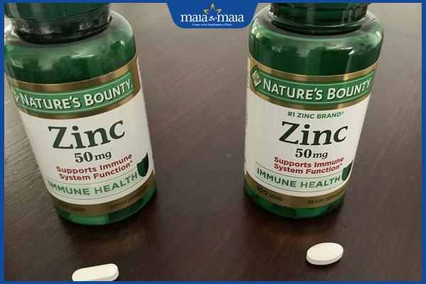 Mụn nội tiết nên uống gì? Tổng hợp đồ uống có lợi và có hại 3 viên kẽm