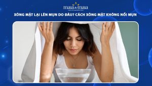 xông mặt lại lên mụn