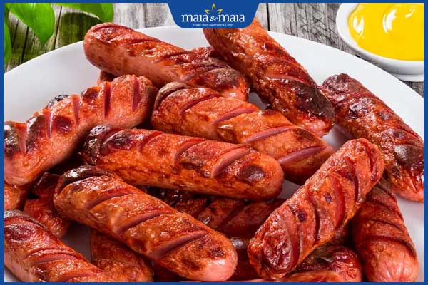 Ăn xúc xích có nổi mụn không? Chế độ ăn cho người bị mụn 2 xúc xích