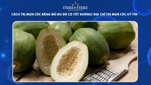 cách trị mụn cóc bằng mủ đu đủ