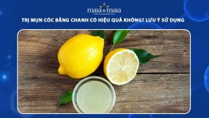 trị mụn cóc bằng chanh