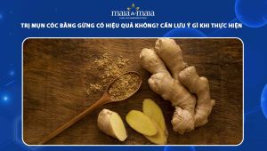 trị mụn cóc bằng gừng