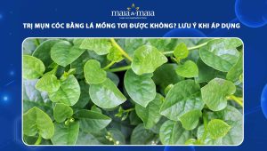 trị mụn cóc bằng lá mồng tơi