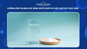 trị mụn cóc bằng nước muối