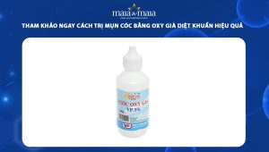 trị mụn cóc bằng oxy già