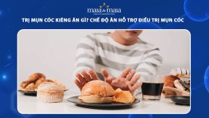 trị mụn cóc kiêng ăn gì