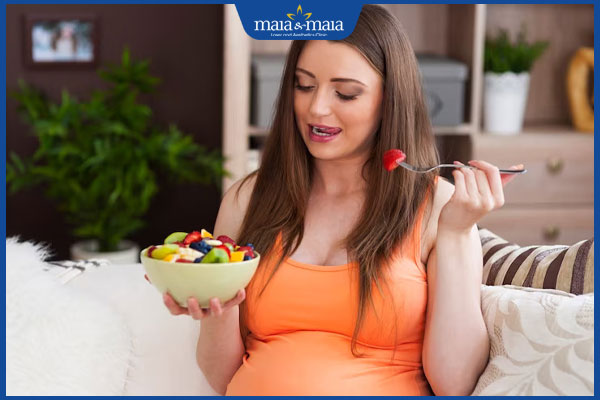 bà bầu ăn nhiều hoa quả