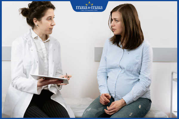 Mụn sinh dục khi mang thai điều trị thế nào? Cách phòng ngừa 3 bà bầu đi khám bác sĩ