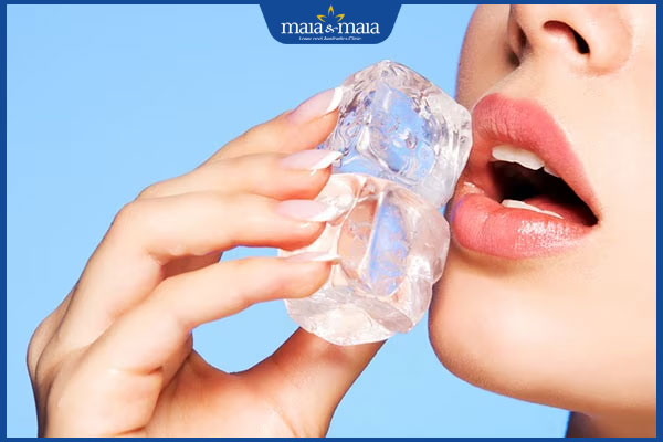 TOP 5 bài thuốc tự nhiên chữa mụn rộp đơn giản tại nhà 2 chườm đá chữa mụn rộp