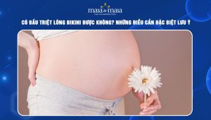 có bầu triệt lông bikini được không