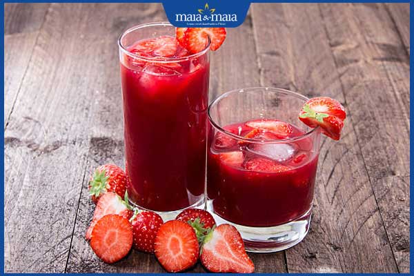 nước ép dâu tây