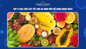 trái cây tốt cho da mụn