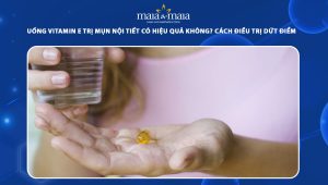 uống vitamin e trị mụn nội tiết
