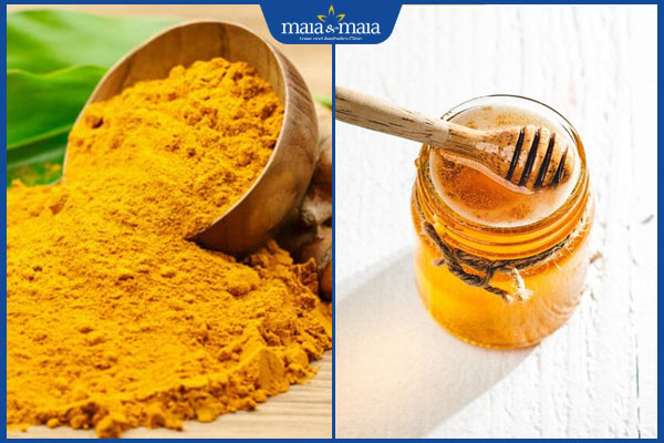 bột nghệ mật ong