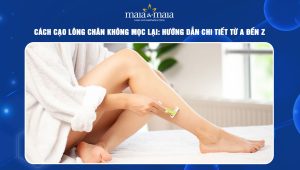 cách cạo lông chân không mọc lại