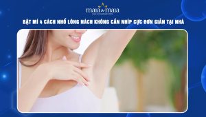 cách nhổ lông nách không cần nhíp