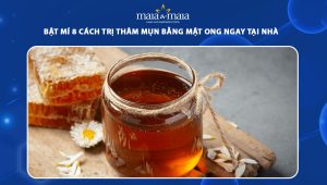 cách trị thâm mụn bằng mật ong