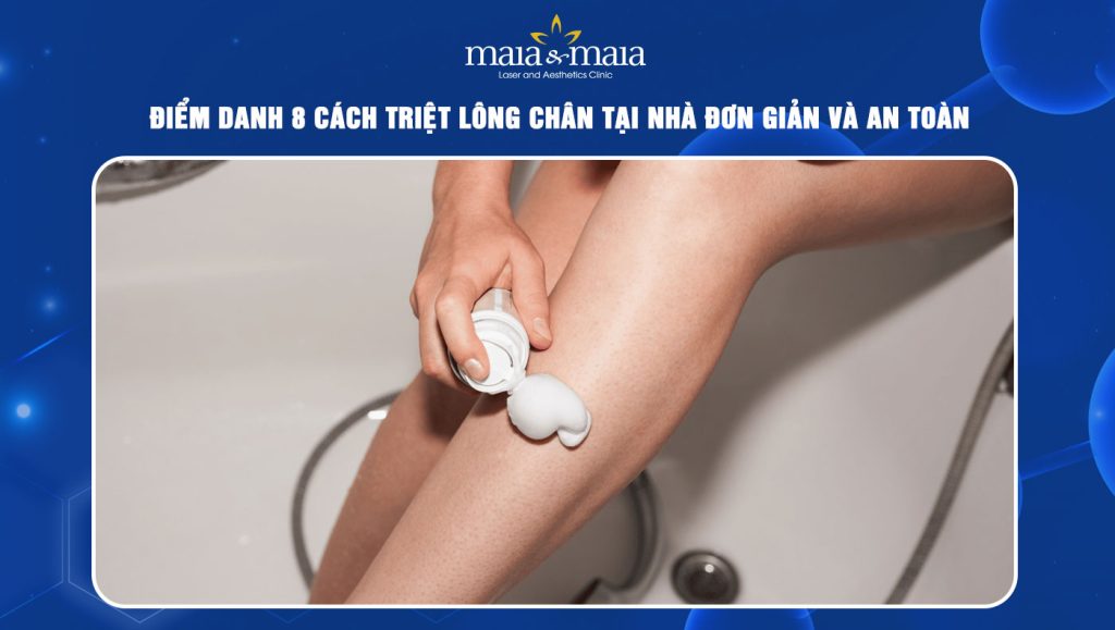 Cách triệt lông chân tại nhà