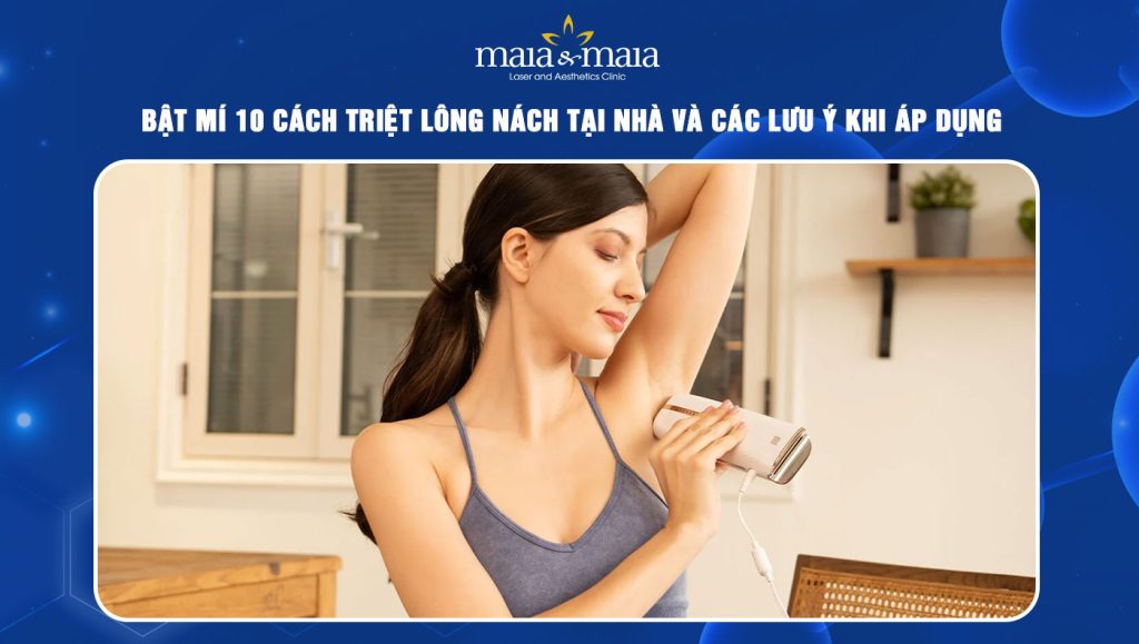 cách triệt lông nách tại nhà