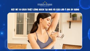cách triệt lông nách tại nhà