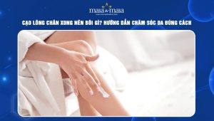 cạo lông chân xong nên bôi gì