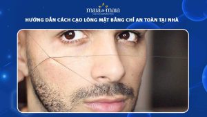 cạo lông mặt bằng chỉ