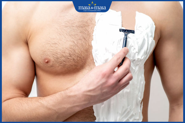 Lông mọc nhiều ở nam giới do đâu? Cách xử lý hiệu quả 3 cạo lông ngực nam giới