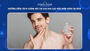 chăm sóc da sau khi cạo râu