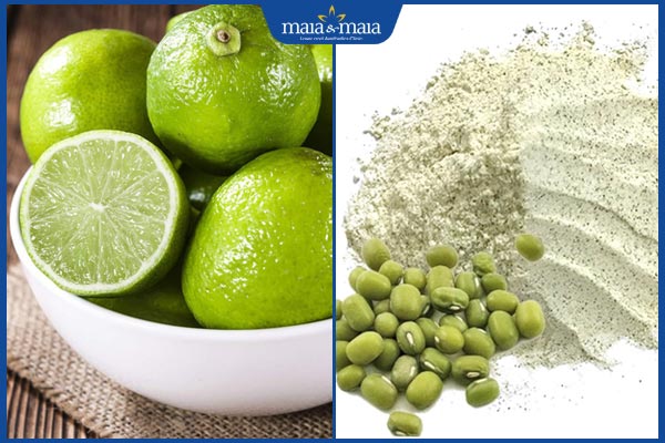 Gợi ý 5 công thức tẩy lông nách bằng chanh đơn giản tại nhà 4 chanh bột đậu xanh