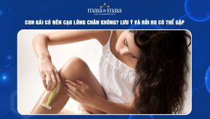 con gái có nên cạo lông chân không