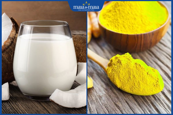 cốt dừa bột nghệ