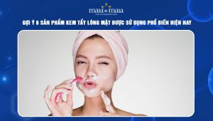 kem tẩy lông mặt